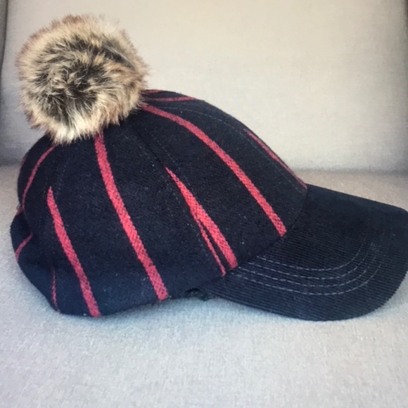 Vince Camuto Accessories - Vince Camuto Wool Pom Pom Baseball Cap NWOT